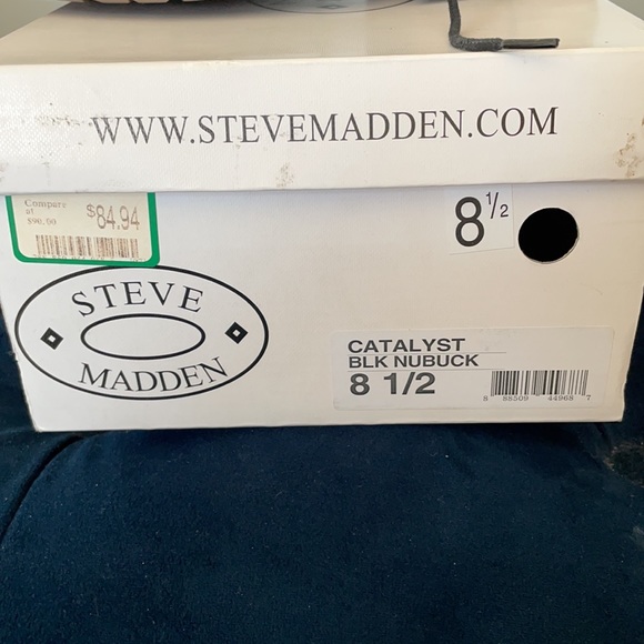 STEVE MADDEN BLACK LEATHER SHOES main image 8